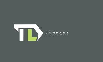 TD Alphabet letters Initials Monogram logo and DT vector