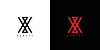 Modern and strong letter WM initials logo design vector