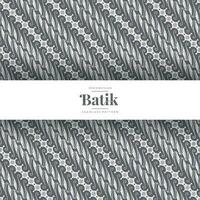 minimalist javanese batik pattern stock vector