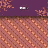 traditional batik seamless pattern design vector