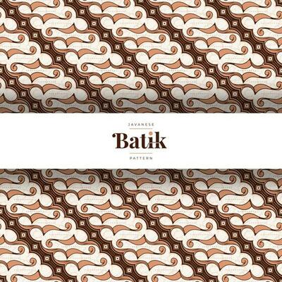 batik art seamless pattern design