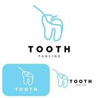 Tooth Logo, Dental Care Vector, Illustration Icon Design vector