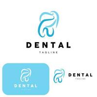 Tooth Logo, Dental Care Vector, Illustration Icon Design vector