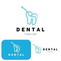 Tooth Logo, Dental Care Vector, Illustration Icon Design vector