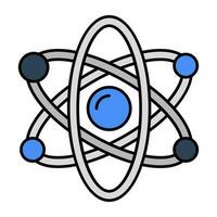 Ab icon design of science vector