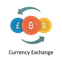 Currency Exchange vector Flat Icon Design illustration. Finance Symbol on White background EPS 10 File