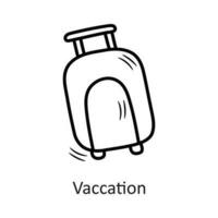 Vacation vector outline Icon Design illustration. New Year Symbol on White background EPS 10 File