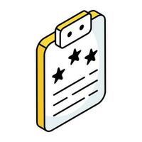 A perfect design icon of feedback form vector