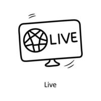 Live vector outline Icon Design illustration. Olympic Symbol on White background EPS 10 File