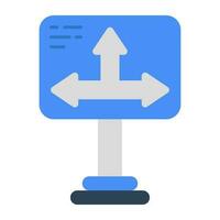 Modern design icon of directional arrows vector