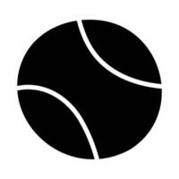 pelota vector sólido icono diseño ilustración. olímpico símbolo en blanco antecedentes eps 10 archivo