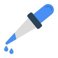 A unique design icon of dropper vector