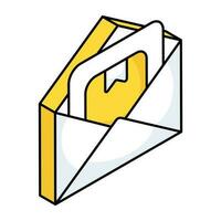 Modern design icon of logistic mail vector