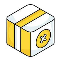 A unique design icon of order cancel vector