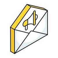 Modern design icon of email marketing vector