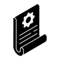 Modern design icon of file management vector