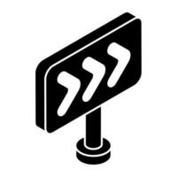 Perfect design icon of forward board vector