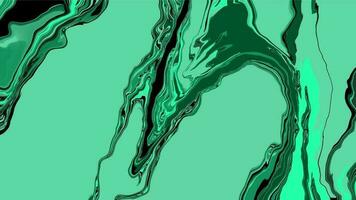 Background with marble texture. Abstract painting mix stains. Green liquid paint that flows. vector