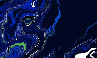 Background with marble texture. Abstract painting mix stains. Black and blue liquid paint that flows vector