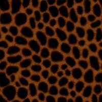 Leopard watercolor pattern. Dye tie animal beige and brown stains. Cheetah, panther, jaguar skin print vector