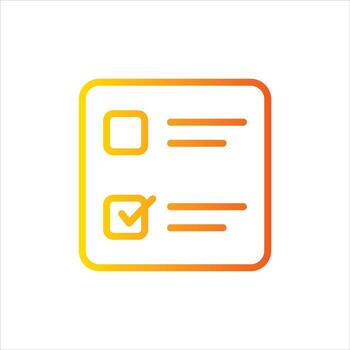 checkbox in flat design style vector