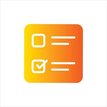 checkbox in flat design style vector