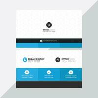 Modern Professional Business Card, Creative And Simple Business Visiting Card, Business Card Design Template vector