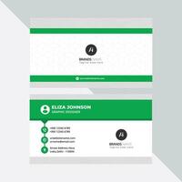 Modern Professional Business Card, Creative And Simple Business Visiting Card, Business Card Design Template vector