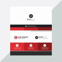 Modern Professional Business Card, Creative And Simple Business Visiting Card, Business Card Design Template vector
