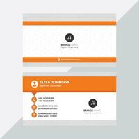 Modern Professional Business Card, Creative And Simple Business Visiting Card, Business Card Design Template vector