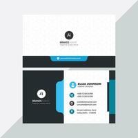 Modern Professional Business Card, Creative And Simple Business Visiting Card, Business Card Design Template vector