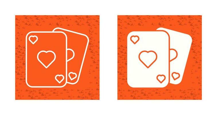 playing cards vector icons
