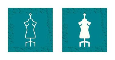 ladies cloth hang vector icon