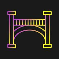 icono de vector de puente