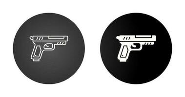 pistola vector icono conjunto