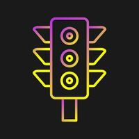 Traffic signal Vector Icon