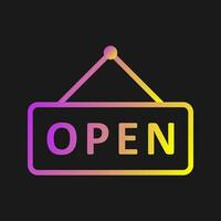 Open Vector Icon