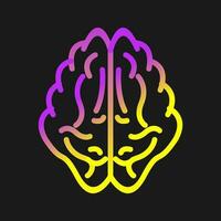 icono de vector de cerebro