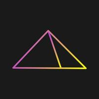 Pyramid Vector Icon