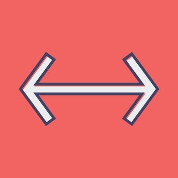 Left-Right Vector Icon
