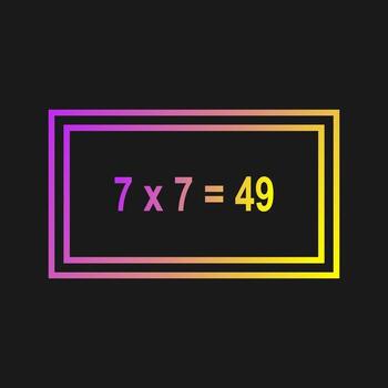 icono de vector aritmético