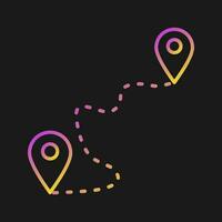 Distance Vector Icon