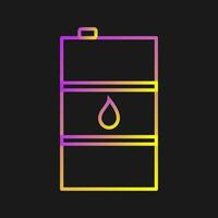 Oil Barrel Vector Icon