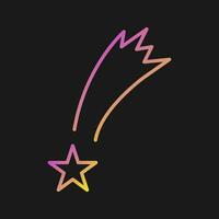 Star Falling Vector Icon