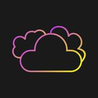 Cloudy Weather Vector Icon