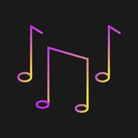 Musical Notes Vector Icon