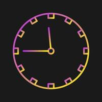 Wall Clock Vector Icon