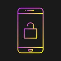 Unlocked Phone Vector Icon