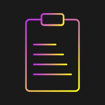 Lab Notes Vector Icon