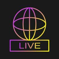 Live News Vector Icon